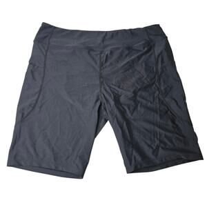 NWT Baleaf Black Biker Shorts 8.3" Inseam Workout Plus Size 3XL